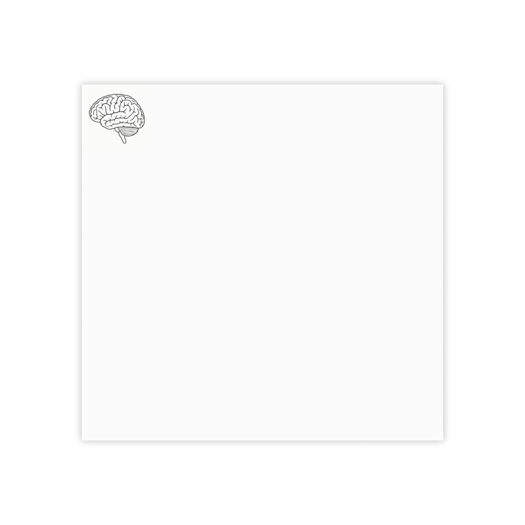 Brain Design Post-it® Note Pads, Custom Sticky Notes, Office Supplies ...