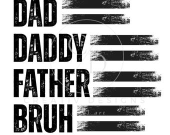 Funny Dad Bruh PNG: Sarcastic Father's Day Shirt (Digital Download)
