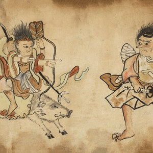 本覚夢雙流   scroll                               (Digital copy)