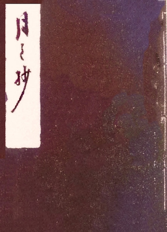Tsuki No Shō (月之抄) or the Art of Looking at the Moon