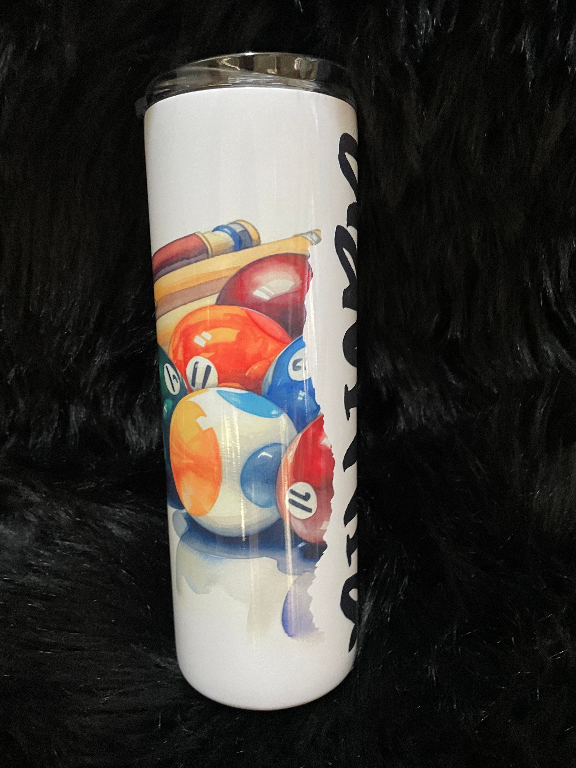 20 0z Billiard Pool Tumbler - Etsy