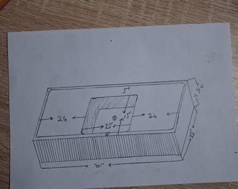 "Das Waschbecken ""Calacatta Viola"" wird gemäß der Konstruktionszeichnung speziell für Sie gefertigt."
