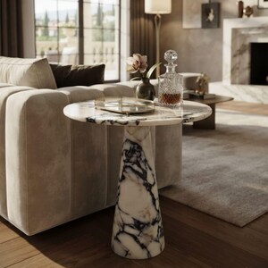 Calacatta Viola Marble Coffee Table