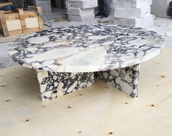 Calacatta Viola Marble Table, Modern And Sophisticated Desing, Marble Tables Number