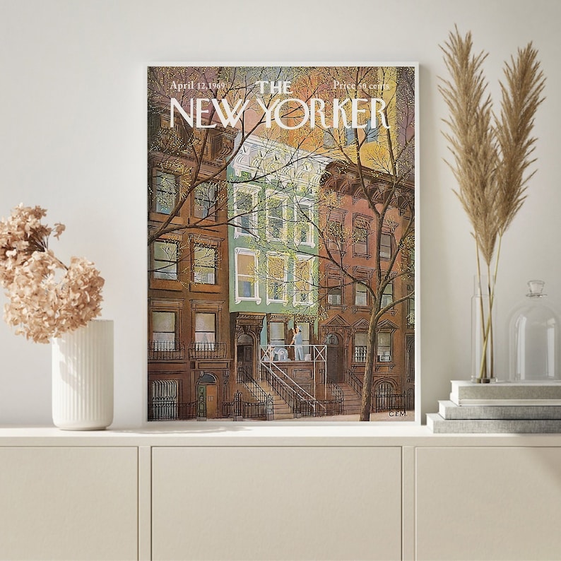 New Yorker Magazine Cover Set Of 50, The New Yorker Prints,New Yorker Posters, Vintage,The New Yorker, Instant Digital Download, Mega Bundle image 6