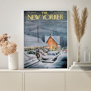 New Yorker Magazine Cover Set Of 50, The New Yorker Prints,New Yorker Posters, Vintage,The New Yorker, Instant Digital Download, Mega Bundle image 7