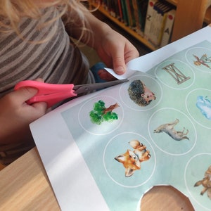 Storytelling cards Waldorf-Inspired printable| Travel activity for children |Language Development Tool | Waldorf homeschool Instant download