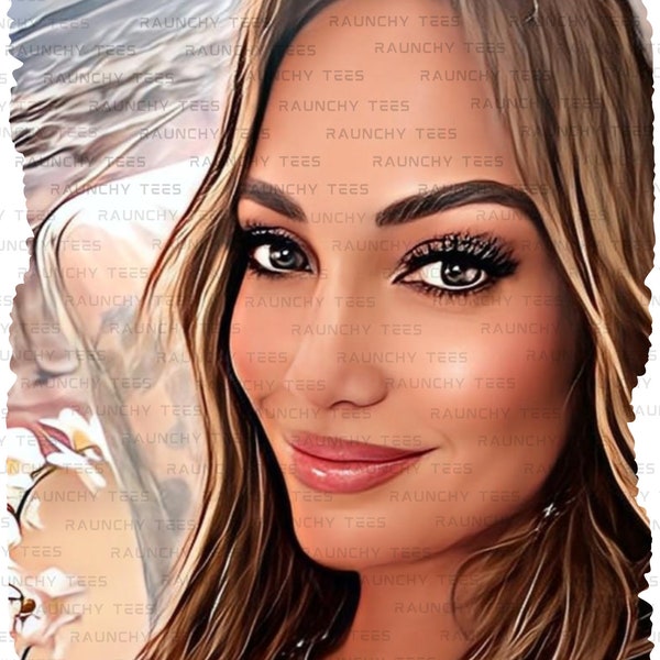 Jennifer Lopez PNG & JPeg Files | Animated Shirt Print | Digital Download | DTF | DTG | Sublimation | With and Without Border