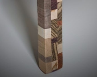 Large Wooden Mezuzah Case, Handmade from Reclaimed, Upcycled Wood, Custom Features
