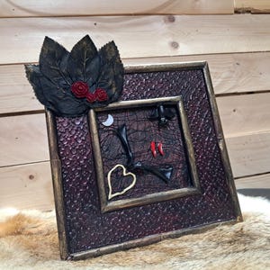Handmade Bone Art: &#39;Love at First Bite&#39; Oddities Decor