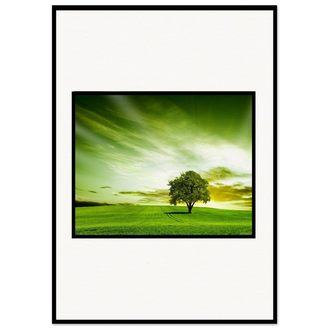 Green Tree Poster - Etsy