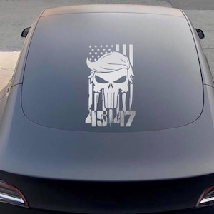 Sell President Donald Trump Flag 2024 Vinyl Decal Sticker Car Truck Politcal Maga USA In JIN HUA - Foto 8