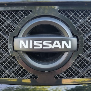 1 FRONT Custom Vinyl Decal Sticker NISSAN 2005-2019 Letters Fit for Inter Emblem Frontier Pathfinder Truck Car - Choose your Color