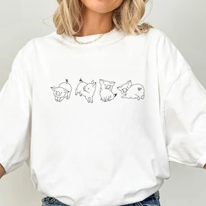 Cute Pig Shirt, Minimalist Cute Pig Sweatshirt, Farm Shirt, Pig Lover Gift, Animal Lovers Shirt, Pig T-shirt, Pig Mom, Pig Farmer Shirt