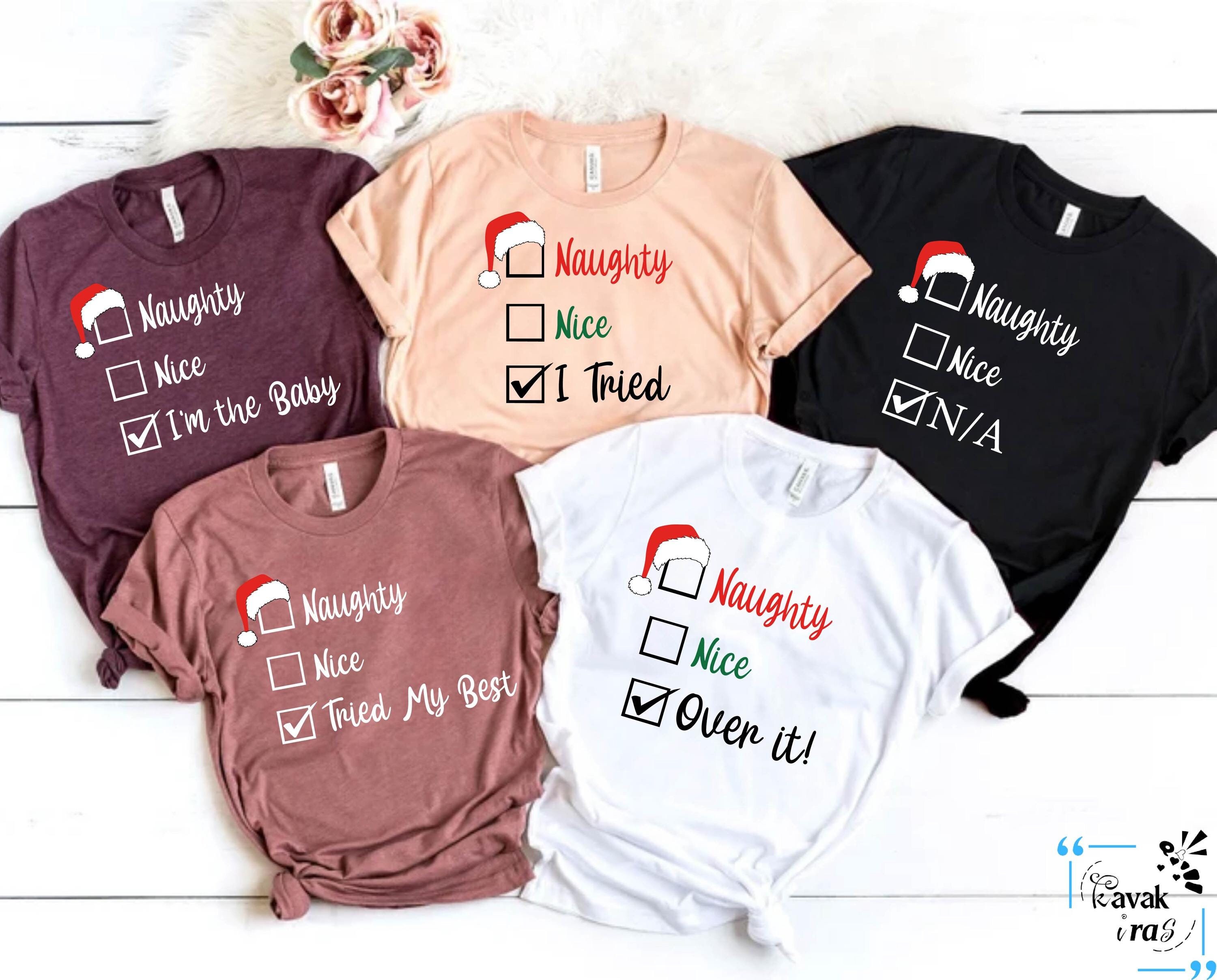 Naughty List Shirt - Etsy