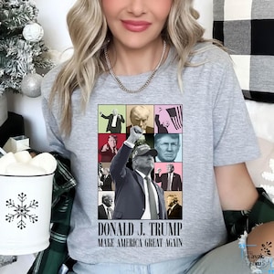 ドナルド・トランプ エラス シャツ、トランプ支持者 T シャツ、MAGA シャツ、トランプ 2024 選挙 T シャツ、トランプ大統領シャツ、ドナルド・トランプ エラス ツアー スタイル シャツ