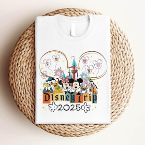 Disney Trip Mickey Shirt, Personalized Disney Trip, Mickey Shirt, Disney Family Vacation, Mickey Friends Shirt, Disney Family Matching Shirt