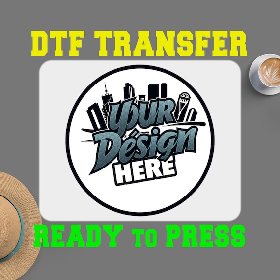 DTF Heat Transfer: Ready to Press Iron-On Decal