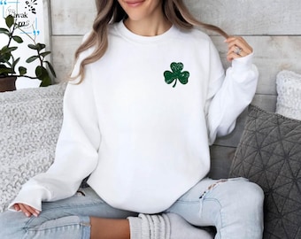 Irish Shamrock Sweatshirt: St. Patrick's Day Lucky Sweater