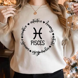 Bluza z kapturem Ryby, Zodiak Ryby, Sweter astrologiczny, Znak zodiaku, Bluza z kapturem Horoskop, Sweter Grupa Gwiazd, Sweter Znaki Nieba, Bluza z kapturem Urodziny