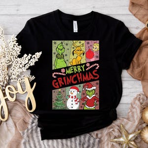 Merry Grinchmas Shirt | Christmas Grinch Tee | Funny Holiday Apparel | Perfect Gift for Grinch Lovers | Festive Xmas Tee, Grinch Holiday Tee