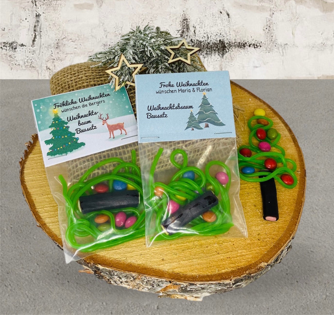 5x Tannenbaum Bausatz Lustige Kleinigkeit zum verschenken zu Etsy.de