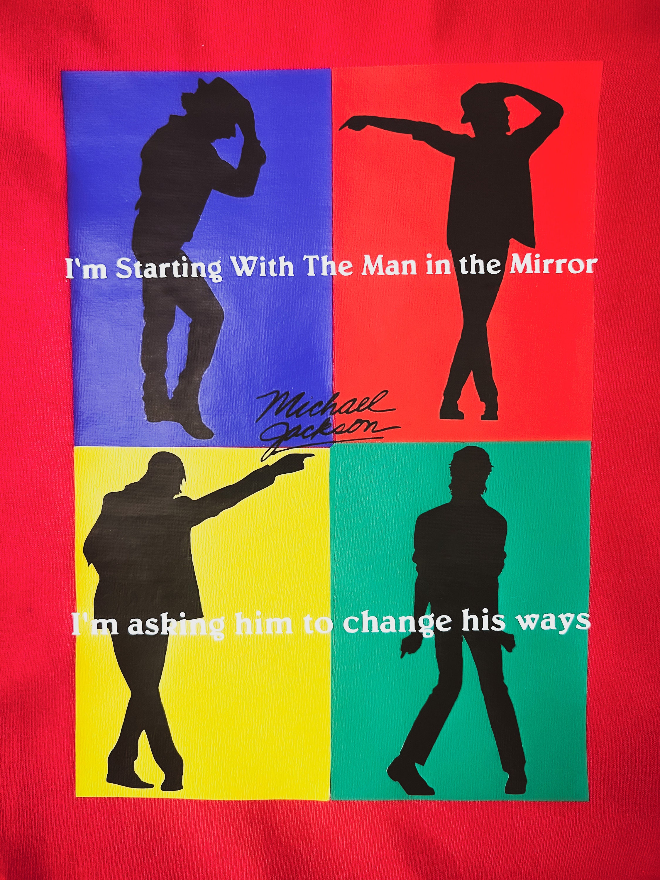 Michael Jackson “man in the Mirror” Themed - Design by Reflection