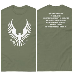 T-shirt met Spartaans Covenant-logo en Creed