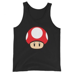 Mushroom Power Up Herren Gym Tank Top
