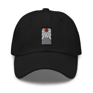 Hanafuda Sun Embroidered Adjustable Hat