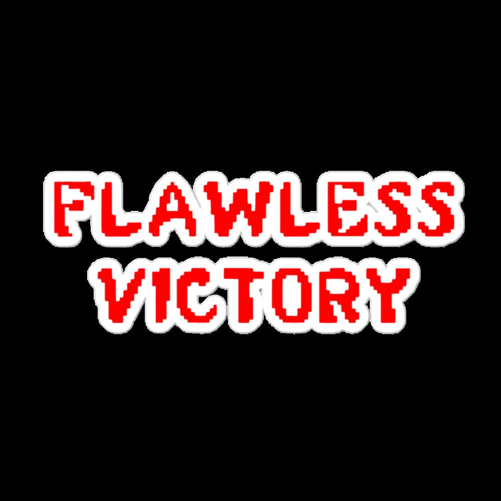 Flawless Victory Stickers for Sale