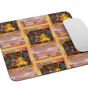 Base Set Charizard 1st Edition Patterned Mousepad