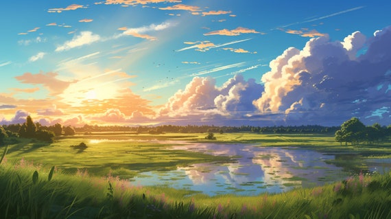 110+ Anime Sunset HD Wallpapers and Backgrounds