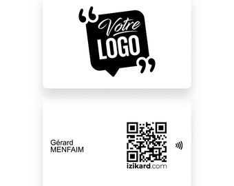 Connected PVC Business Card | NFC and QR Code | Configured Livery