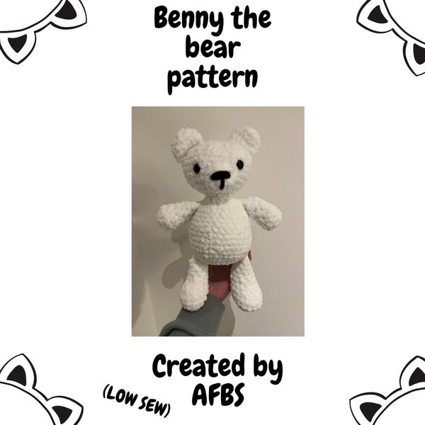 PDF Crochet Benny the bear