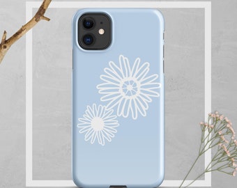 Blue Sunflower snap case for iPhone®