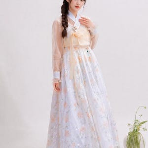 korean tunic lace dresses Korean Shirt Dress, 24SS Lantern Sleeve Lace Mesh... From Join3, $37.19