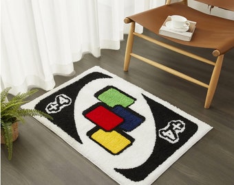 Handmade Rug Uno Card Carpet