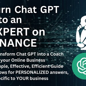 ChatGPT Instant Finance Expert | ChatGPT Transformer | Prompt Engineering | Best ChatGPT Prompts | Entrepreneurs, Online Business, Finance