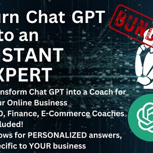 ChatGPT Instant Expert BUNDLE | ChatGPT Transformer | Prompt Engineering | Best ChatGPT Prompts | Entrepreneurs, Online Business, Finance