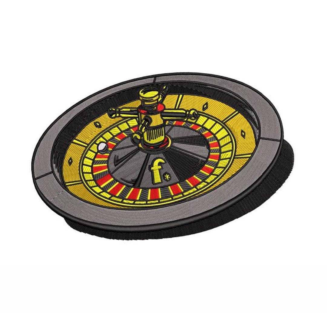 ルーレット カジノ 機械刺繍デザイン - Etsy 日本