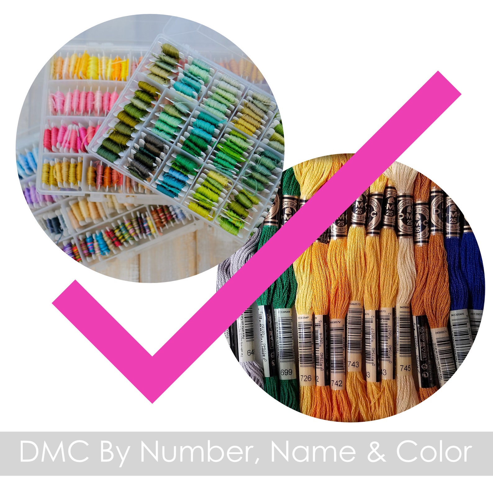 DMC Thread Color Charts: Printable Inventory Tracker (PDF Download) - Etsy
