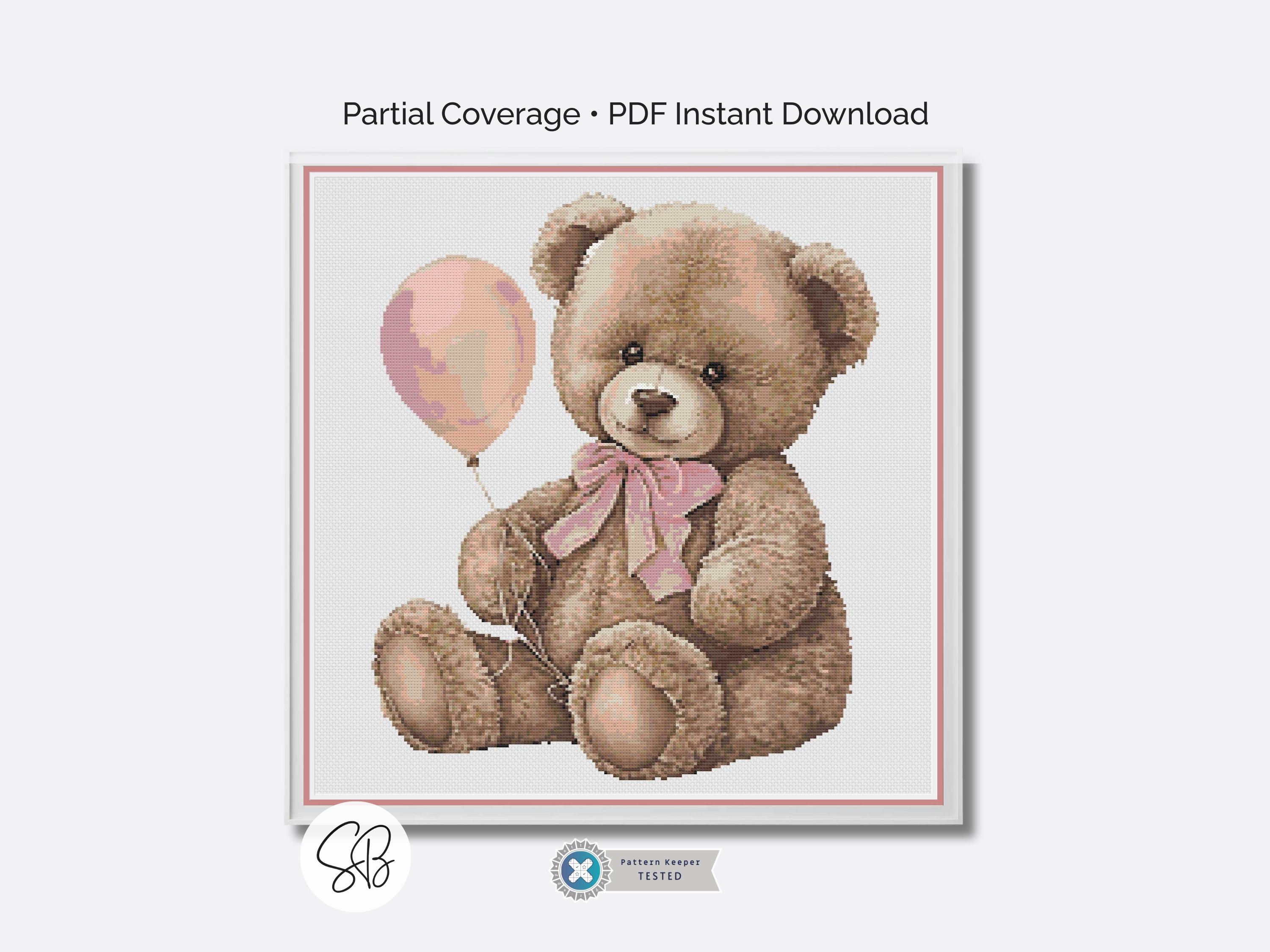 Kit De Broderie Petit Ours En Peluche - 14ct