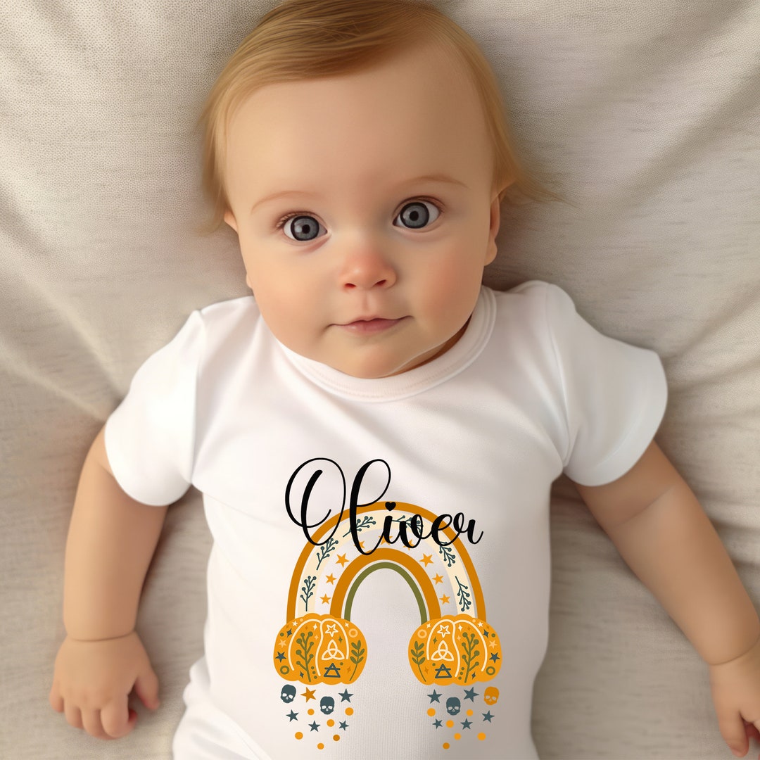 Personalised Halloween Baby Grow Baby Girl Halloween Costume Etsy