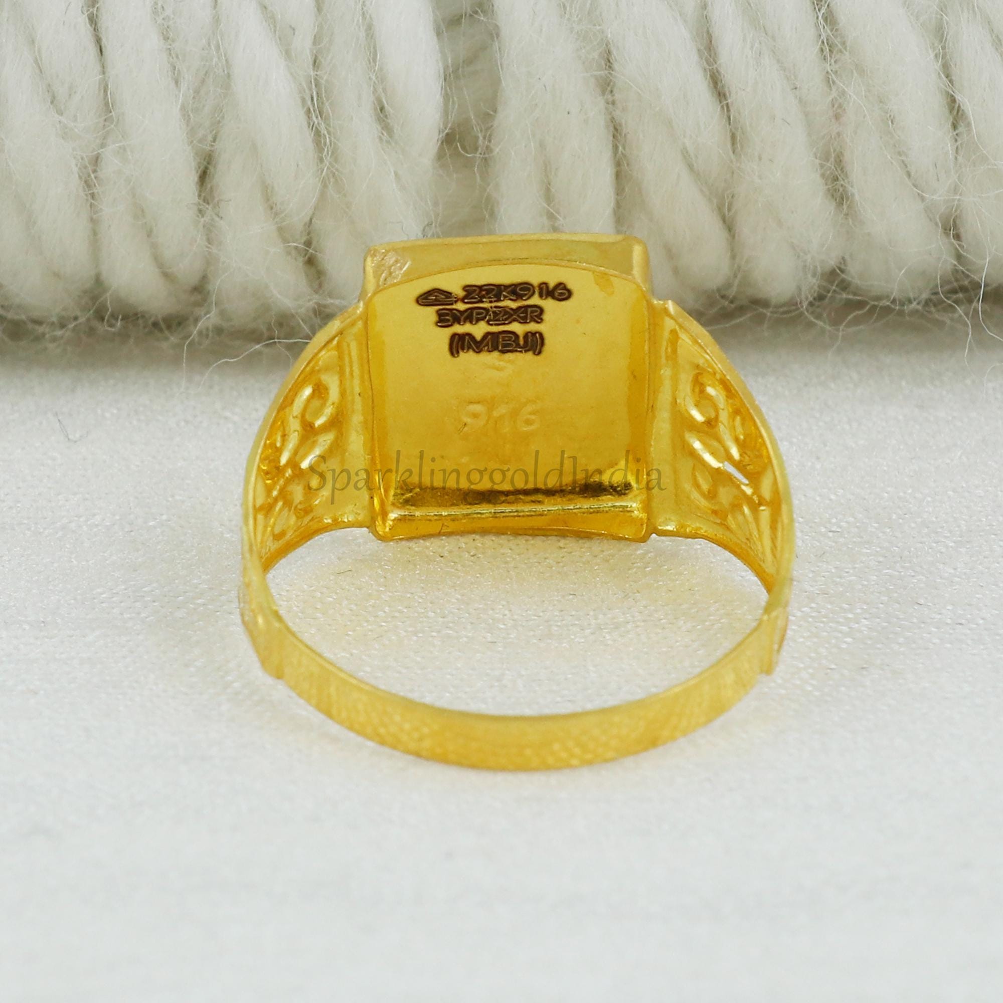 2025年新作アイテムが続々登場 22k Gold Ring, Handmade Jewelry, Indian Handcrafted Gold アクセサリー