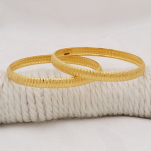 traditional 22k Gold Bangle Bracelet, Fine Gold Handmade Women Jewelry, Indian Jewellery, Gift, Real Gold, handcrafted Gold Cuff Bangle