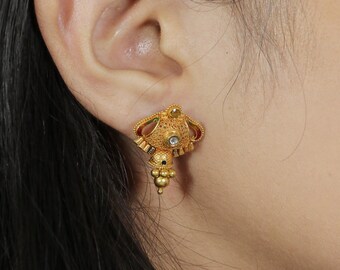 22k gold well crafted handmade gold jewelry,  OOS2077