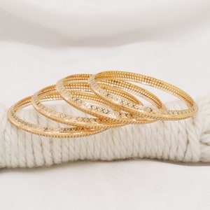 Indian Real Gold Bangle Bracelet Women, OS2668