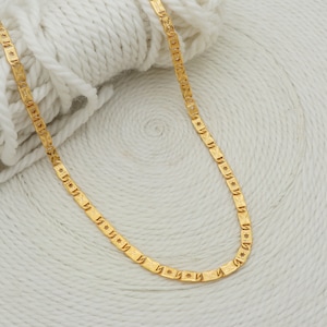 handmade 22k yellow gold chain necklace handmade jewelry for gift, Indian gold 22kt jewelry