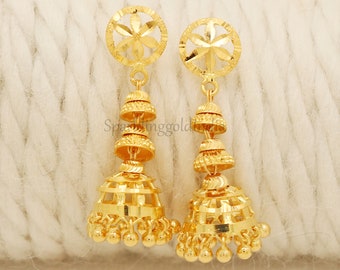 Orecchini perno design 28.5x15.5 mm - Dorato oro fino x2 - Perles & Co Orecchini perno design 28.5x15.5 mm - Dorato oro fino x2 - Perles & Co